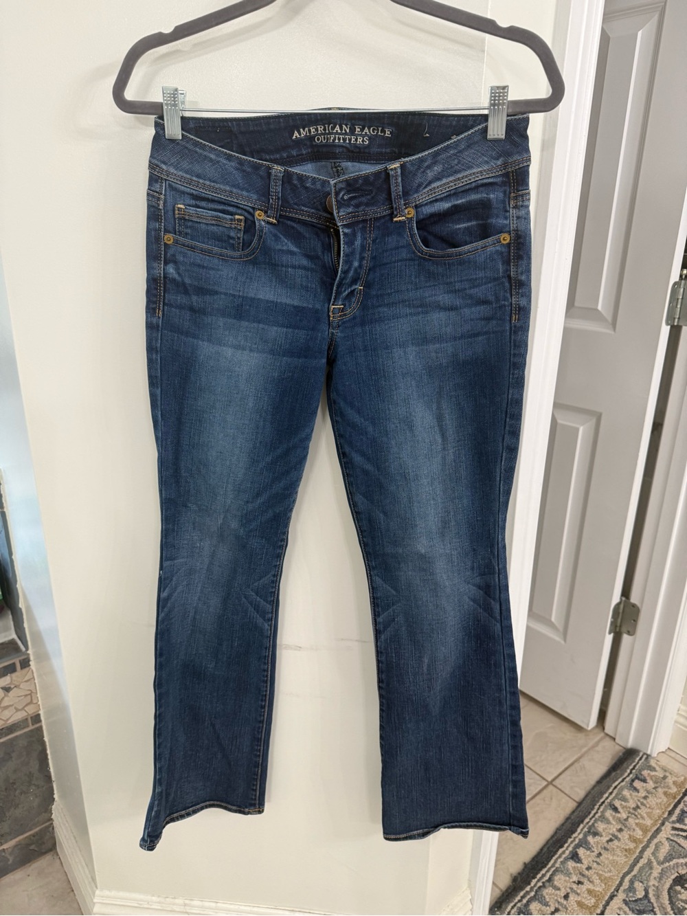 American Eagle Outfitters Dark Blue Boot Cut Jeans